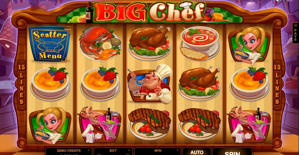 Big Chef Slot Gameplay
